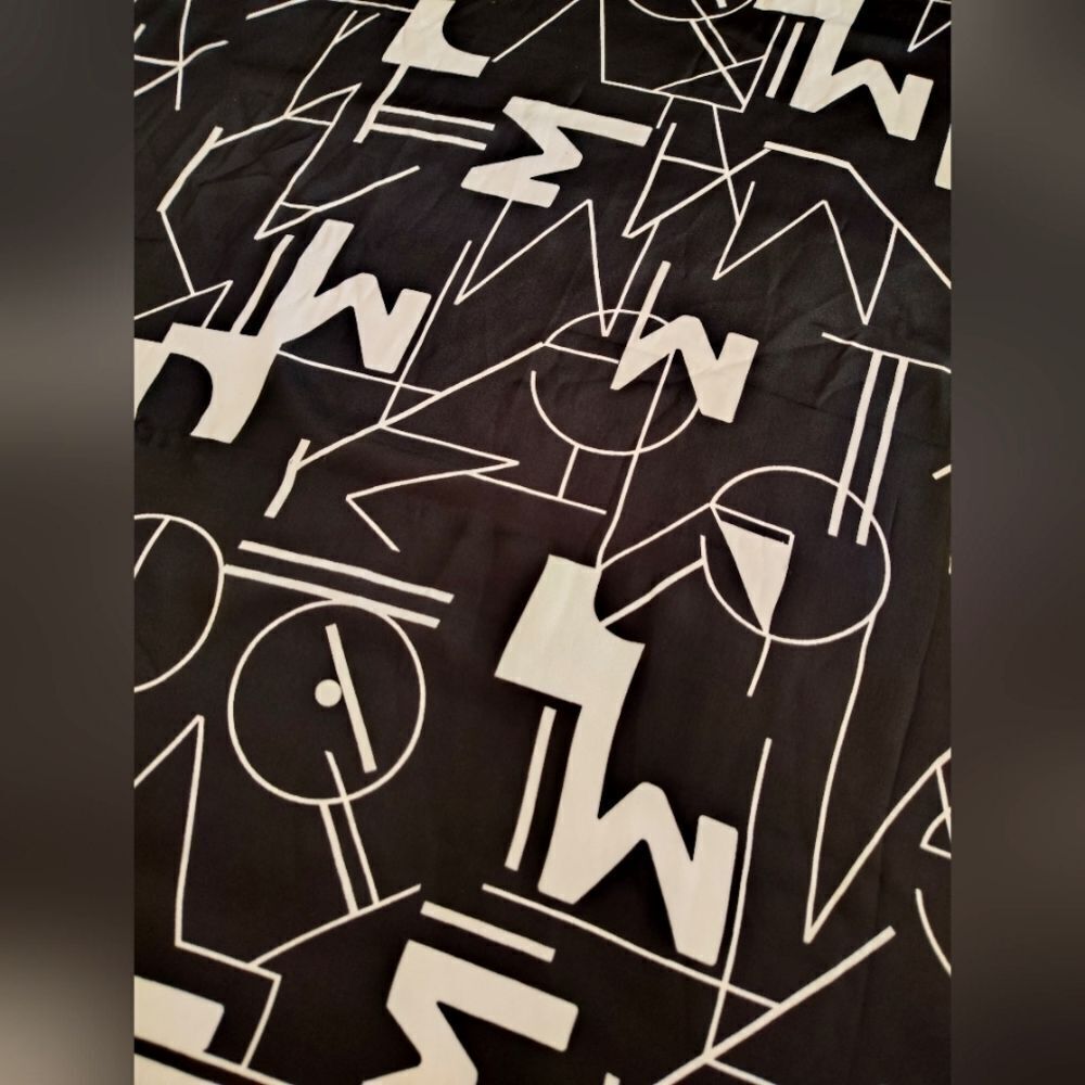 Joseph Ribkoff Abstract Black & White Scarf - Picture 6 of 12